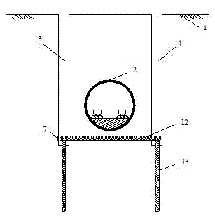 Method for controlling subsidence of operating subway tunnel