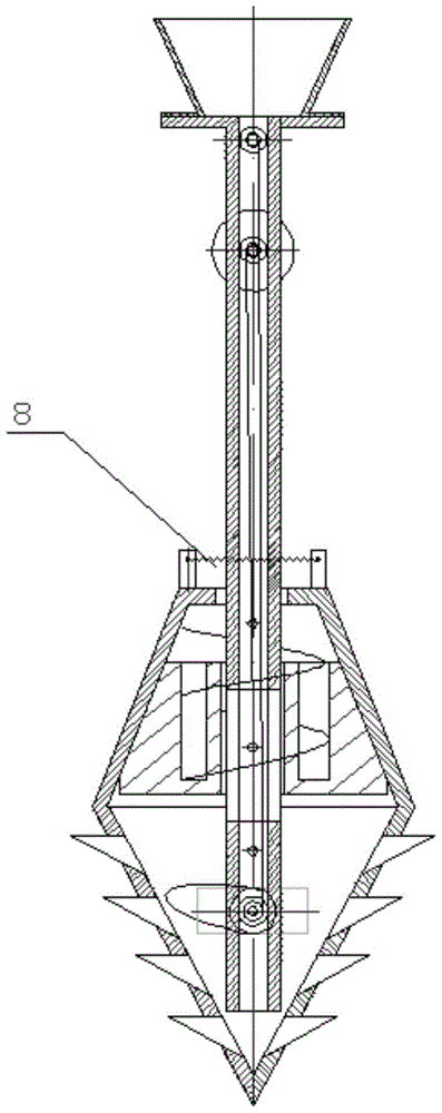 Hand-held hole seeder