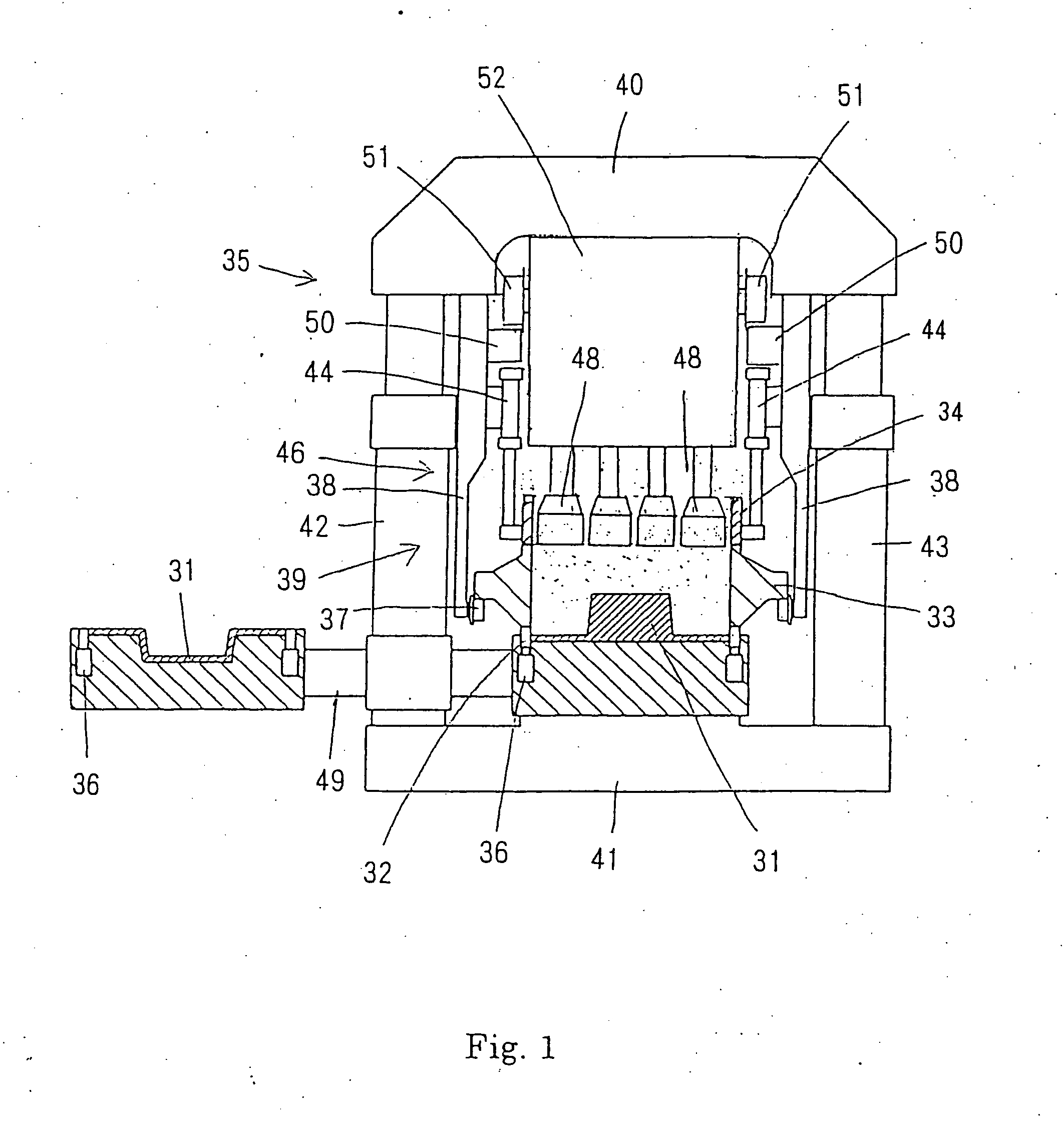 Molding machine and a pattern carrier used therefor