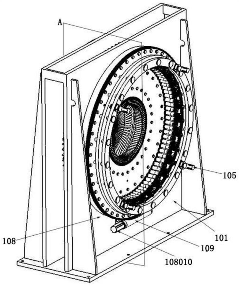 A fiber winding device