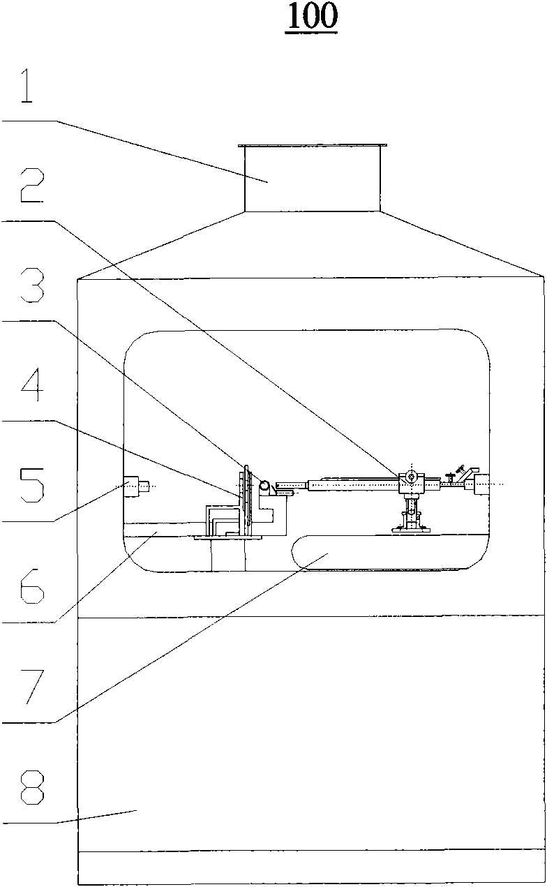 Device and method for testing thermal cycling performance of thermal barrel coating