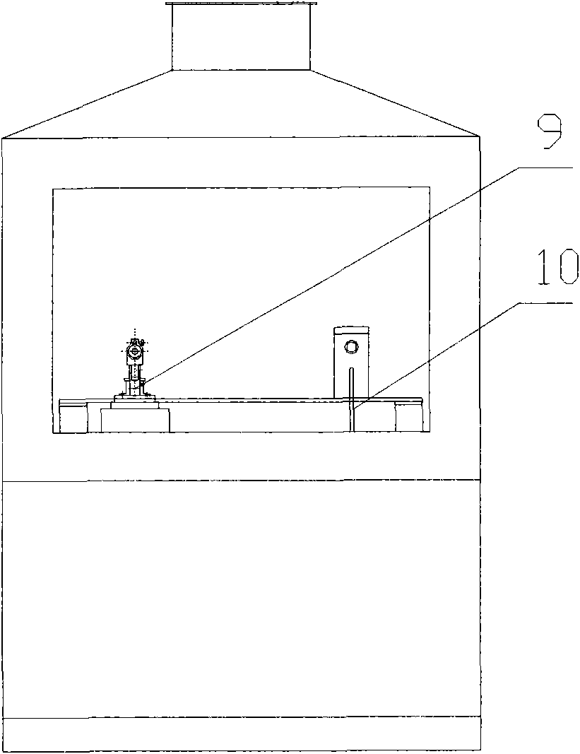 Device and method for testing thermal cycling performance of thermal barrel coating