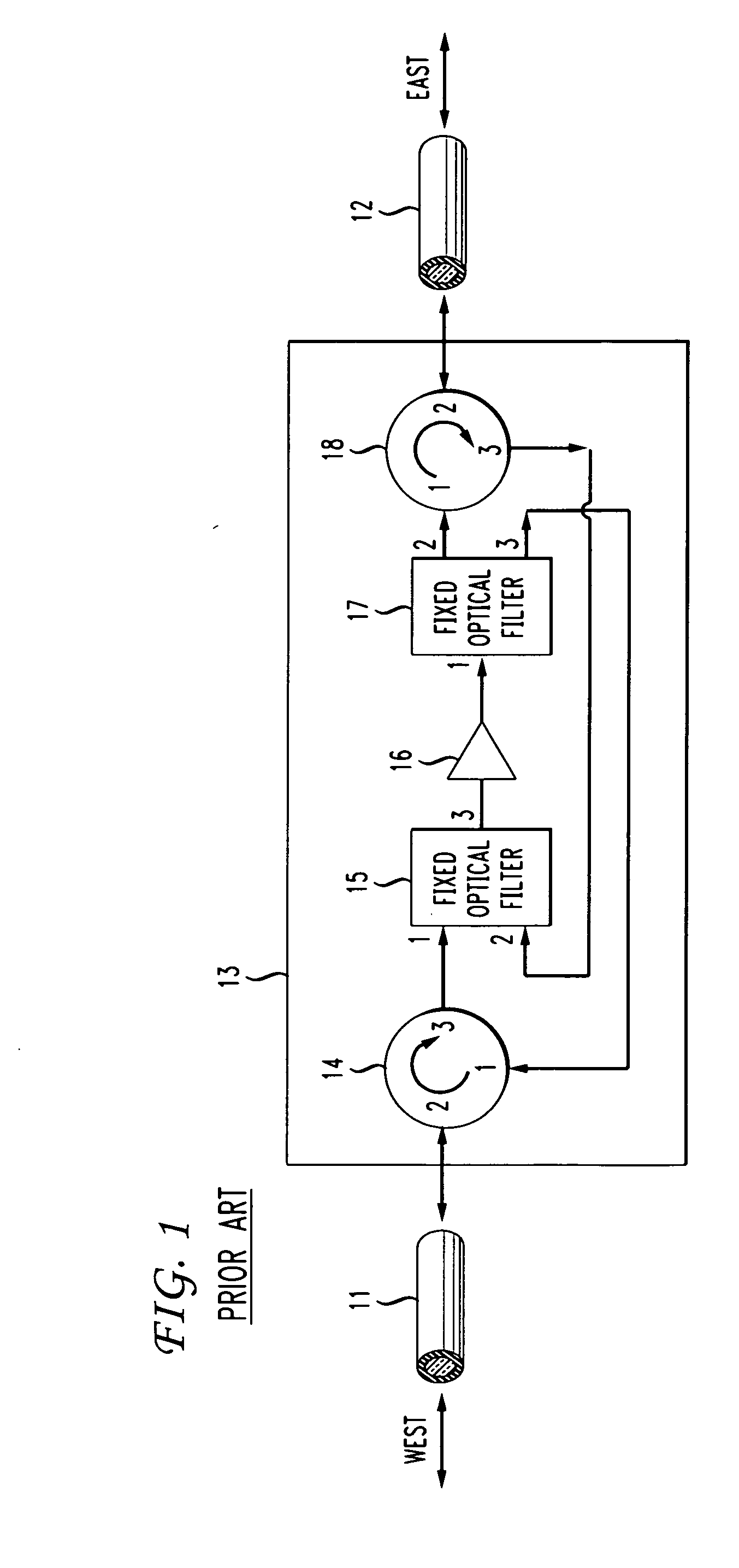 Dynamic allocation of bandwidth in a bidirectional optical transmission system