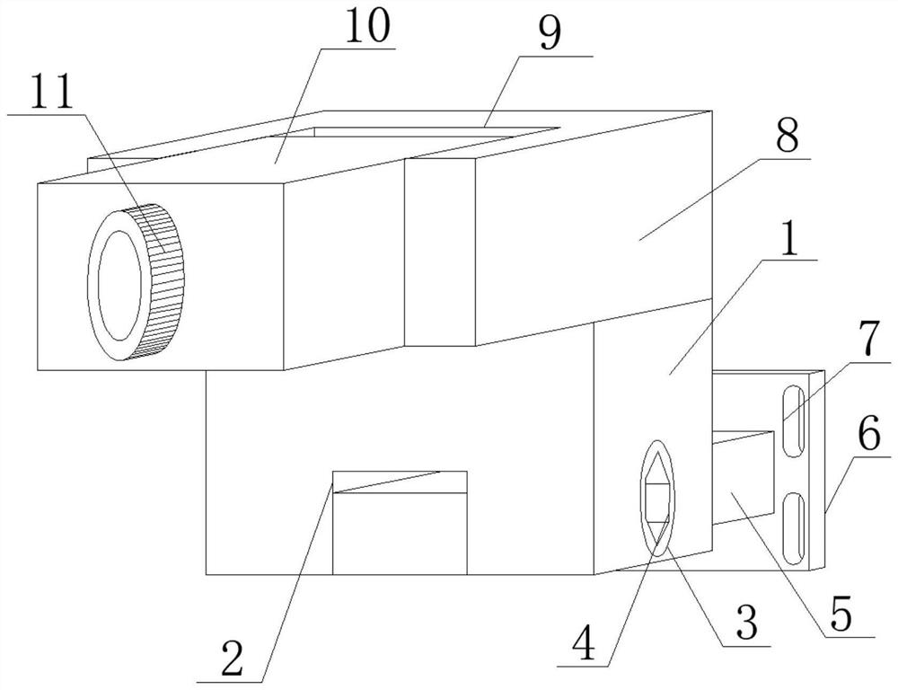 Computer fine-tuning type electrically-controlled rotary camera