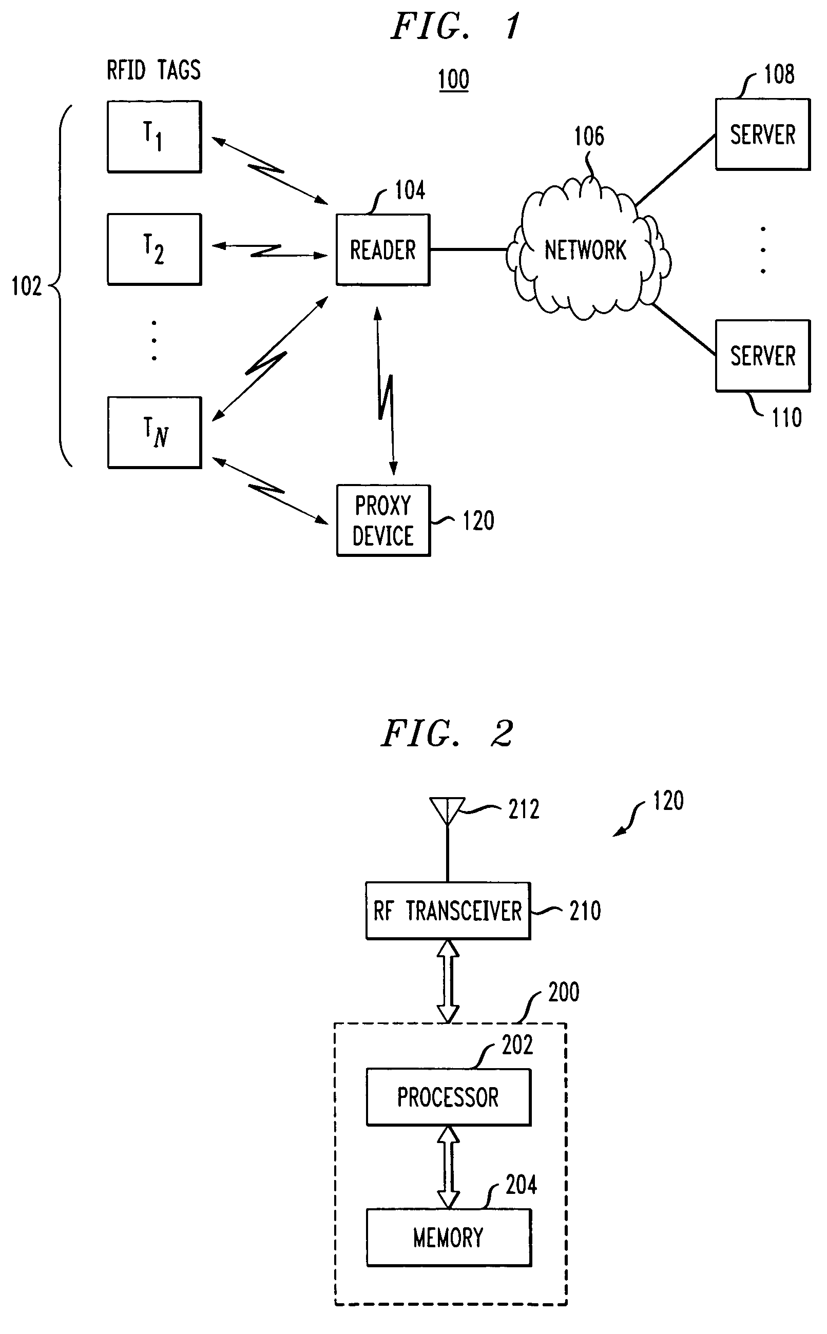 Proxy device for enhanced privacy in an RFID system