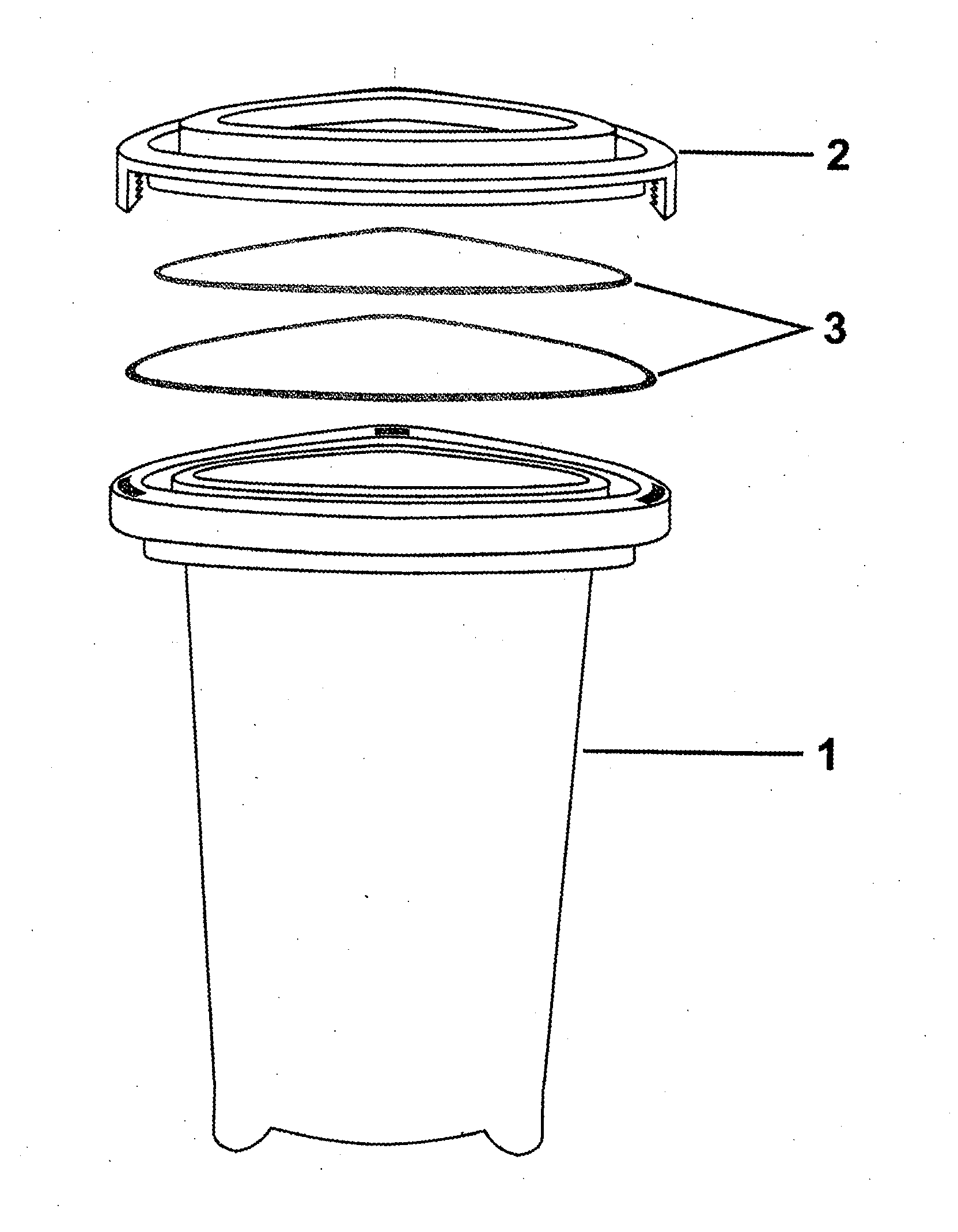 Polymorphic container for disposal of pathogens, biological, bio hazardous, anapatological and hospital materials with hermetic closure