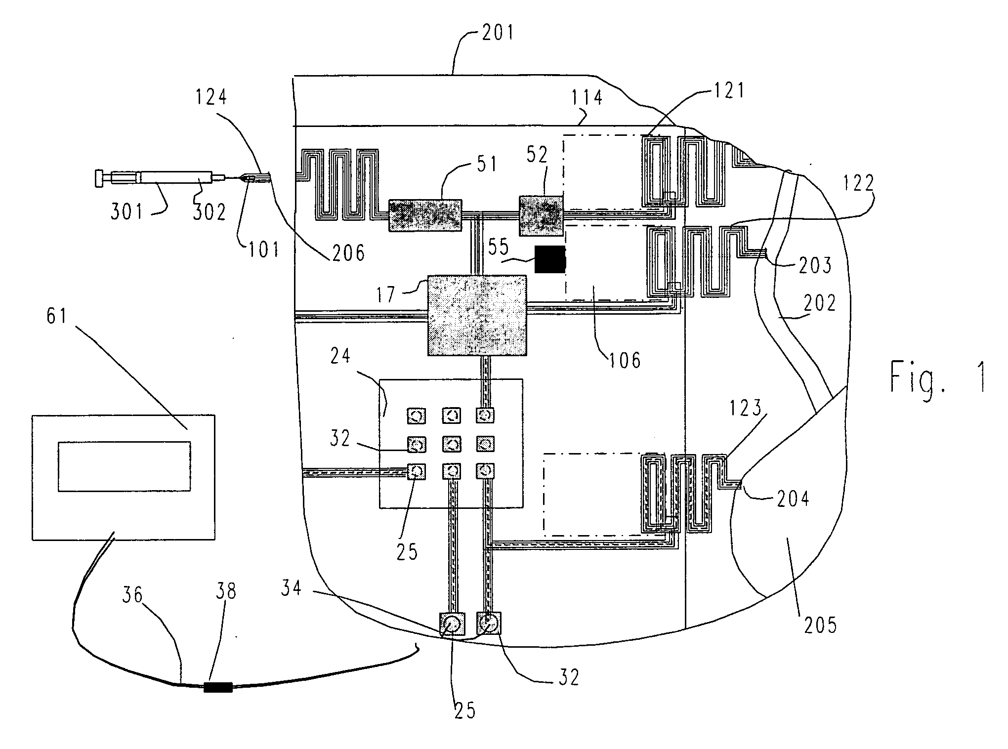 Integrally manufactured micro-electrofluidic cables