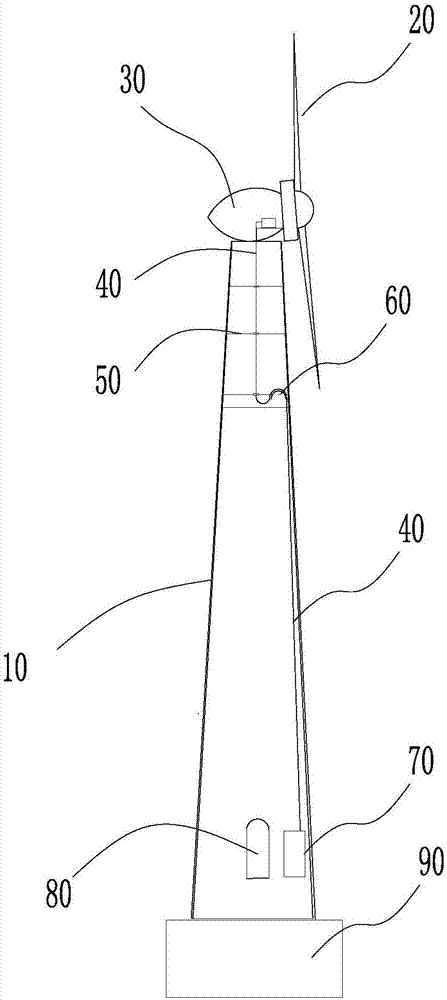 Floating body equipment capable of preventing tower vibration