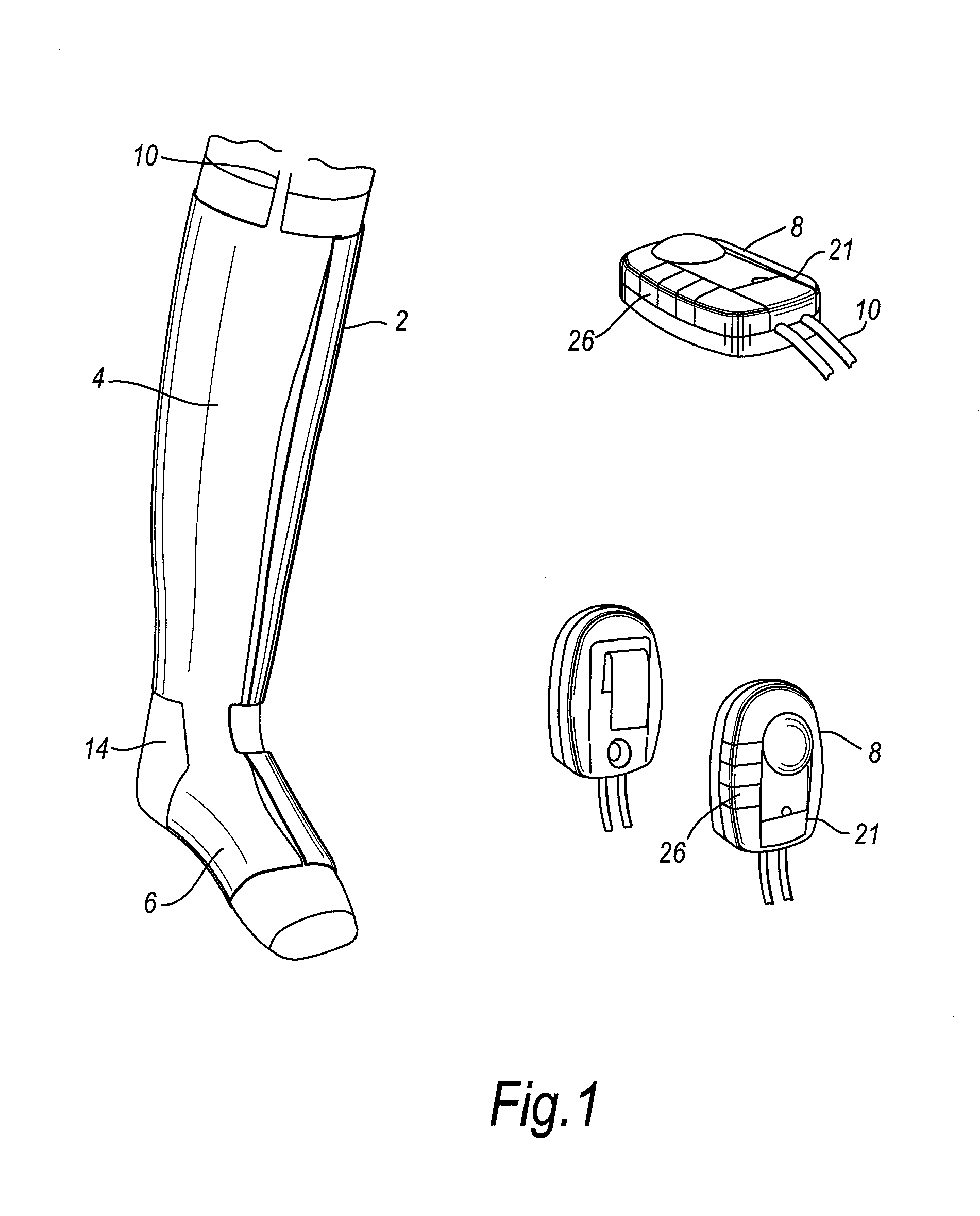 Pressurized medical device