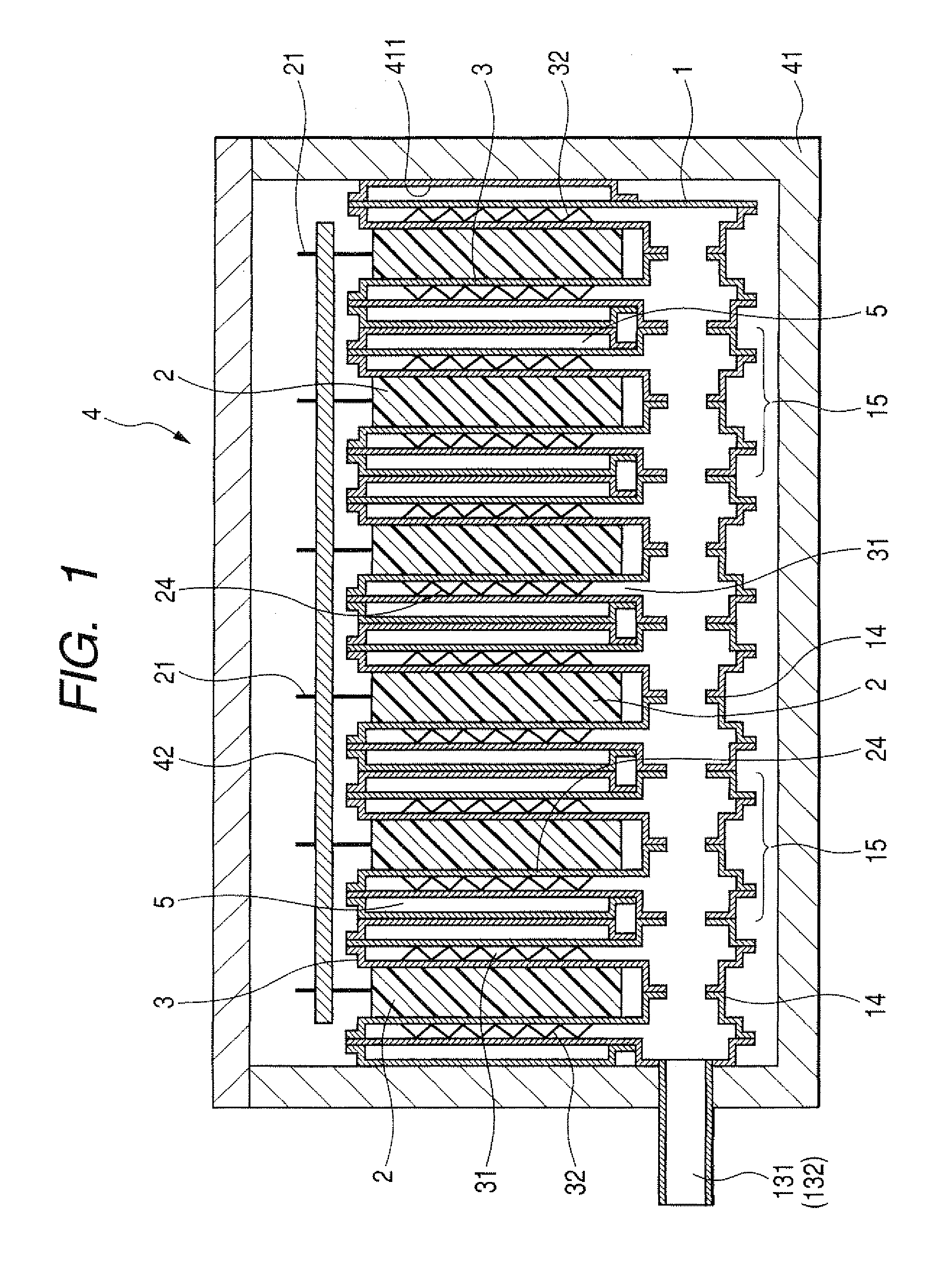 Cooling device for electronic component and power converter equipped with the same