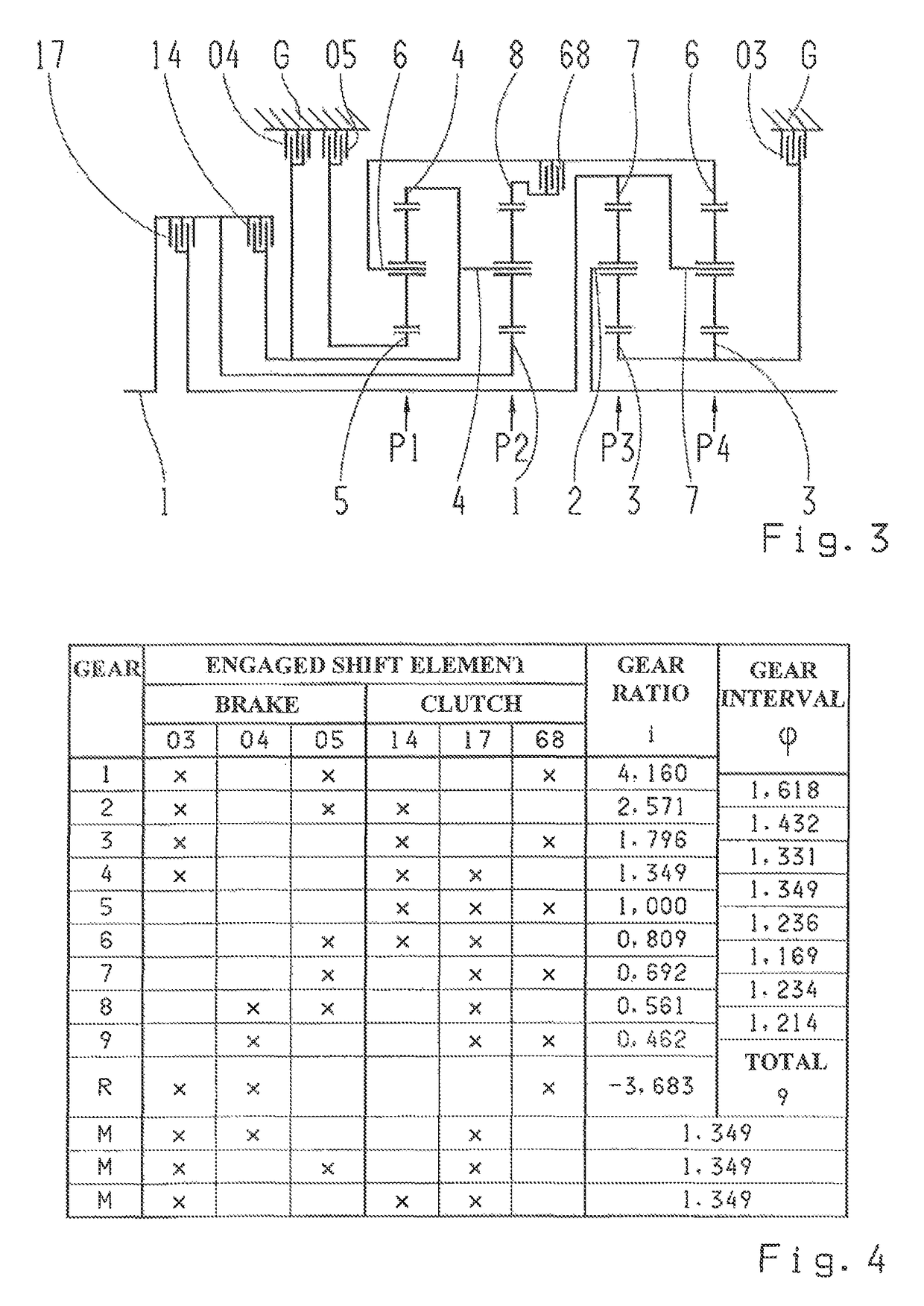 Multi-speed gearbox