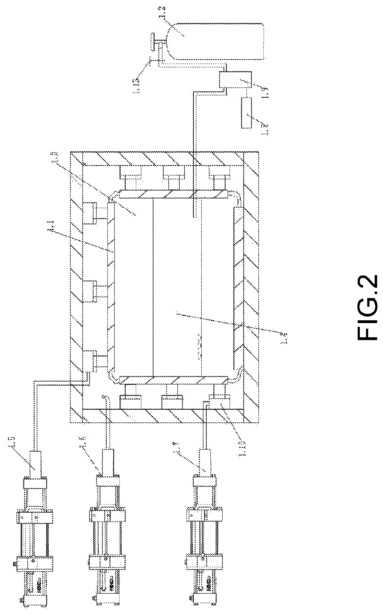 Simulation test system for gas extraction from tectonically-deformed coal seam in-situ by depressurizing horizontal well cavity