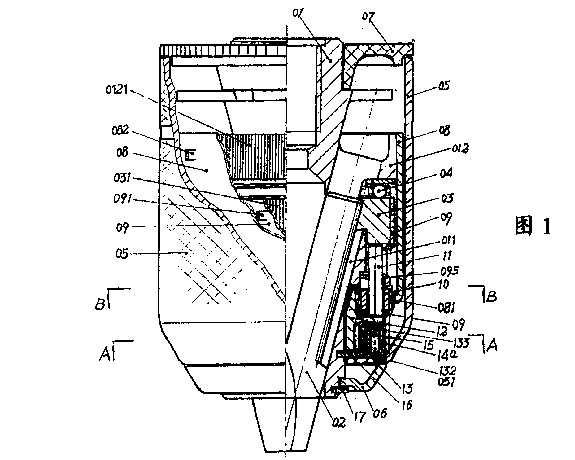 Two levels clamp drill clamping head