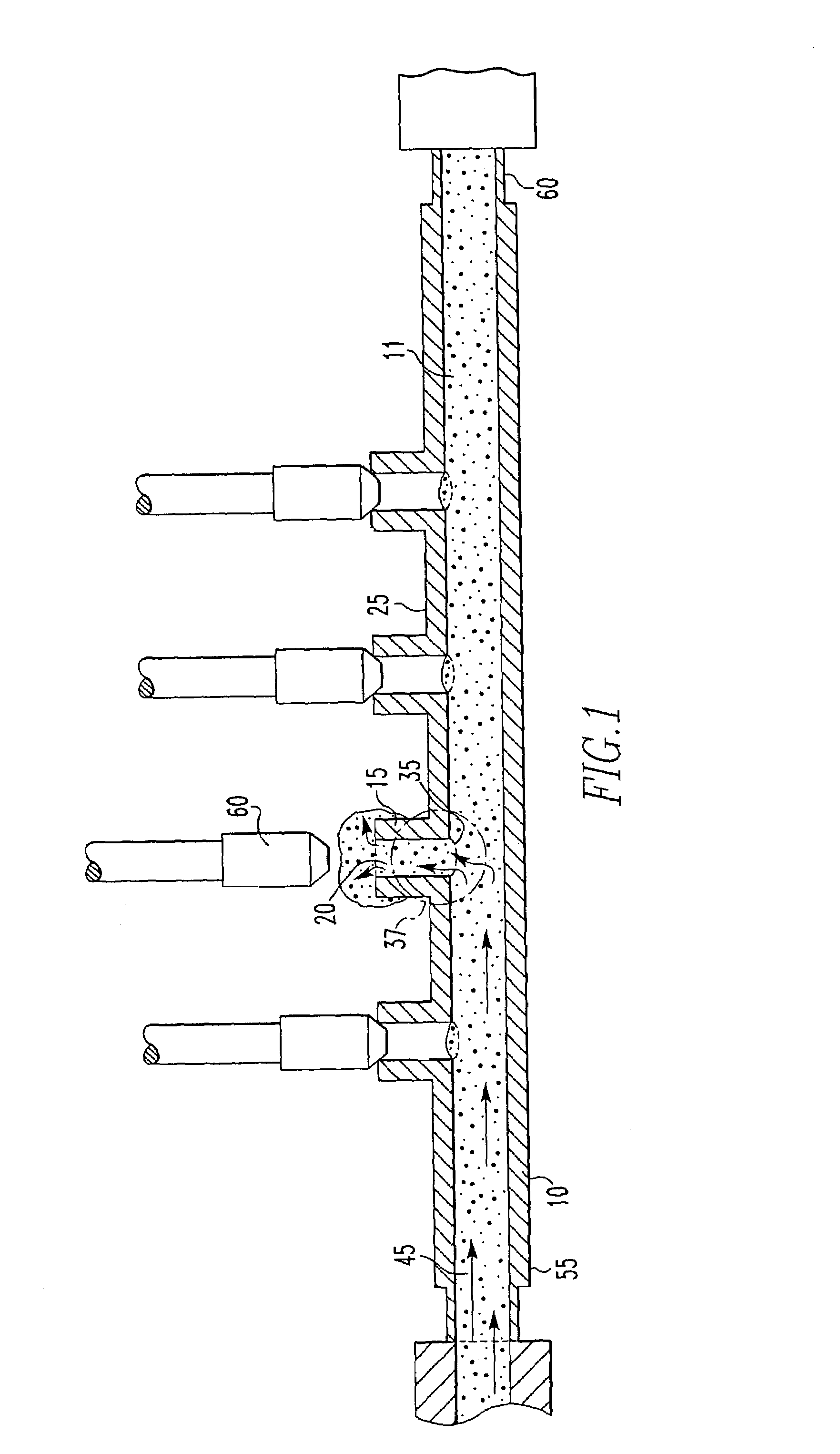 Method and apparatus for abrading the region of intersection between a branch outlet and a passageway in a body