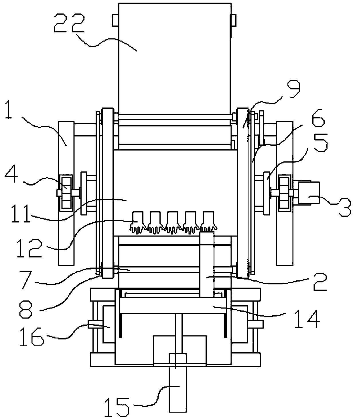 An automatic production device for glove sewing