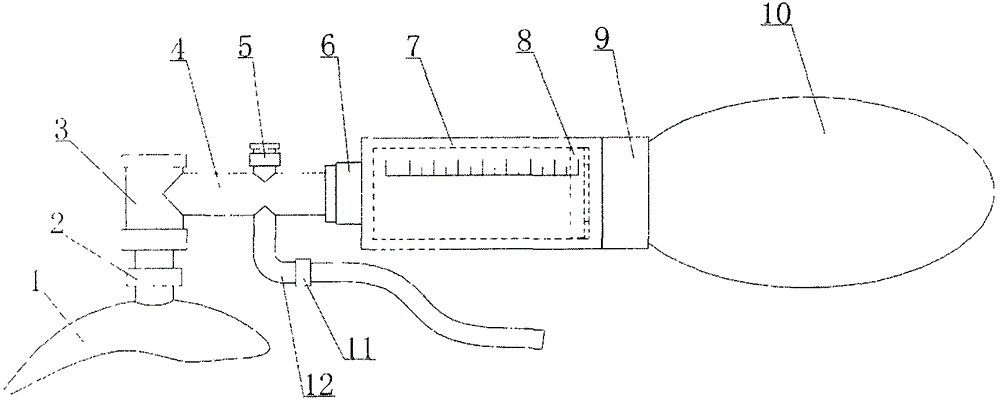 Simple respirator capable of confirming and controlling tidal volume