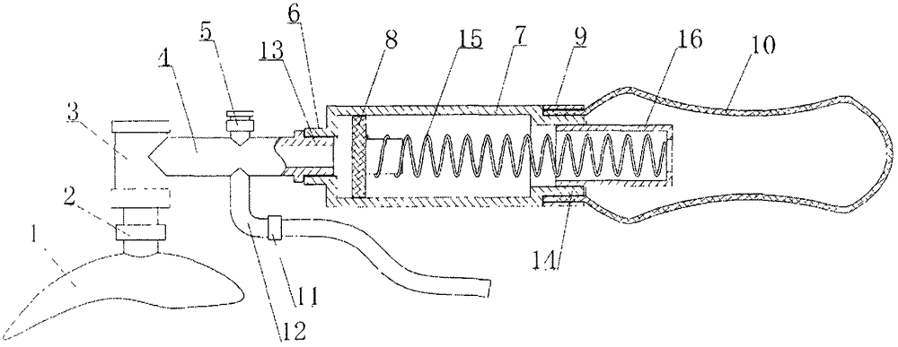 Simple respirator capable of confirming and controlling tidal volume