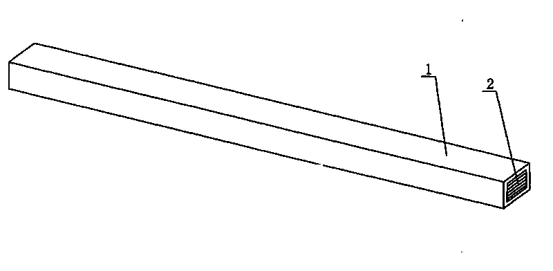 Composite square material used in building operations