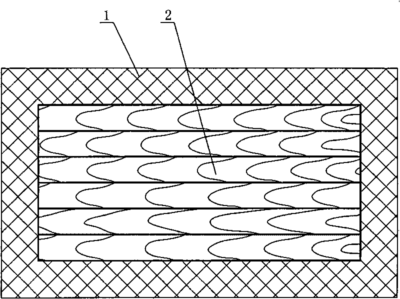 Composite square material used in building operations