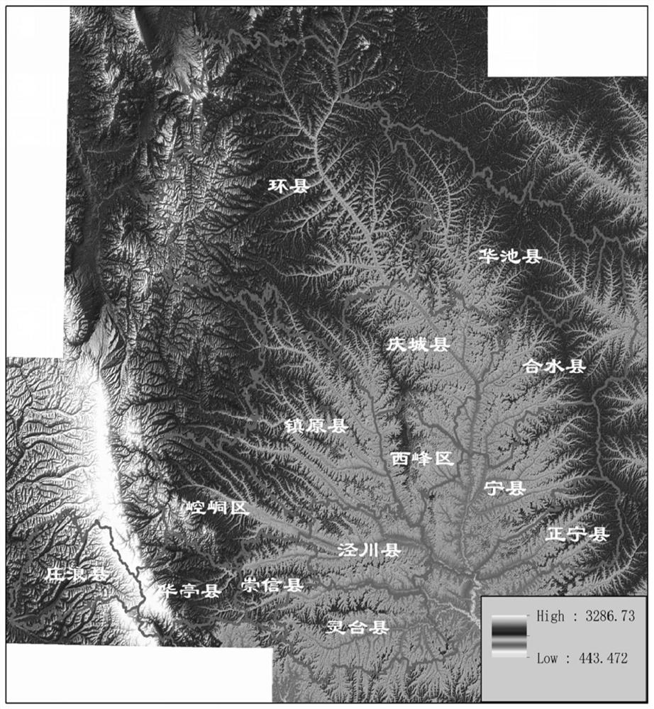 Cultivated land ridge coefficient estimation method and device based on geographically weighted regression model