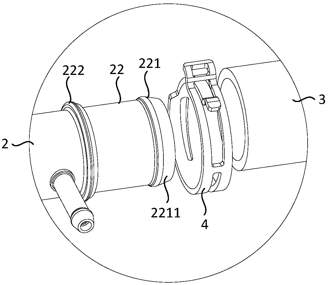 Cooling pipeline assembly with water temperature monitoring function