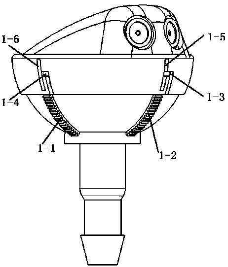 Automobile washing nozzle assembly capable of automatically adjusting spraying direction of nozzle