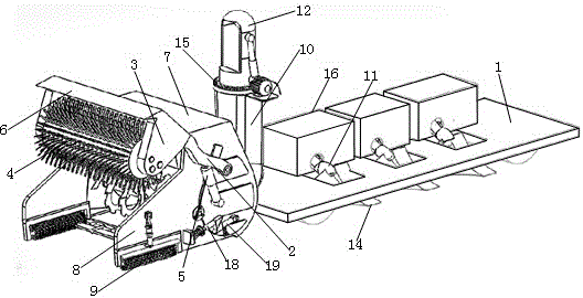 A multifunctional snow removal vehicle