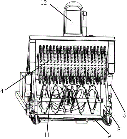 A multifunctional snow removal vehicle