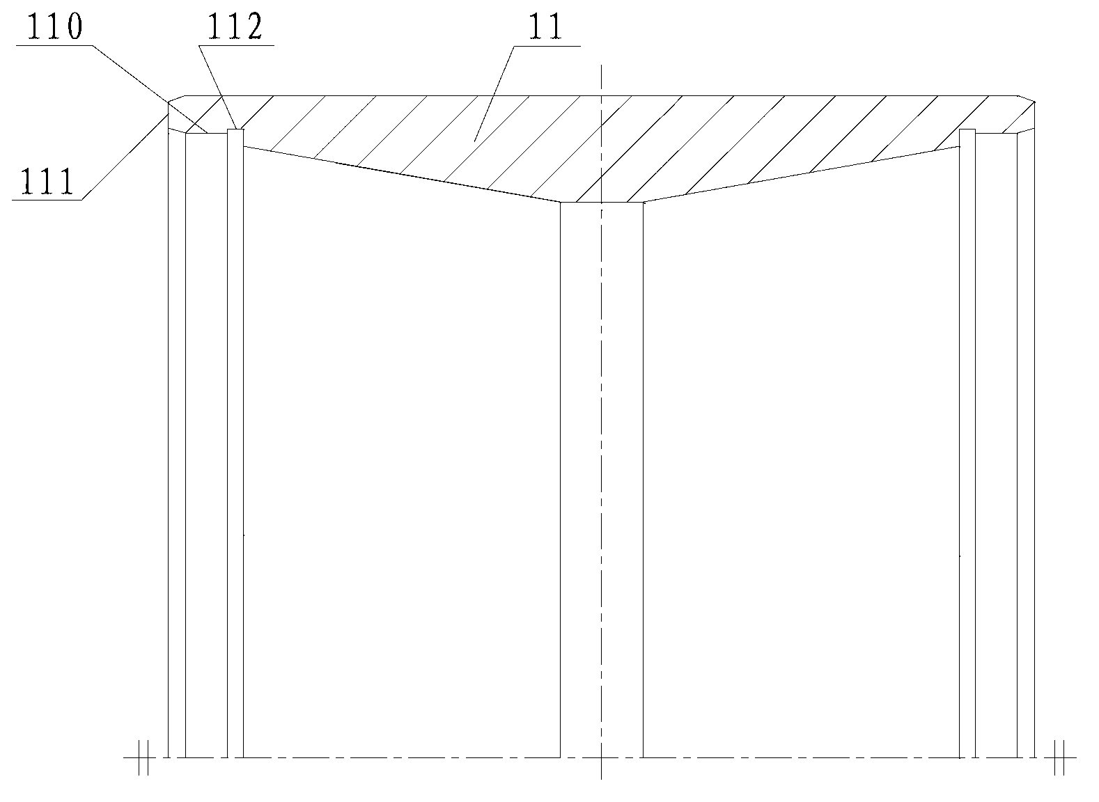 Sealed cover press-installing device of railway truck bearing