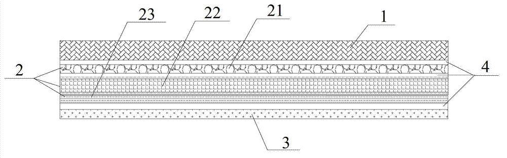 Multifunctional composite material and application thereof