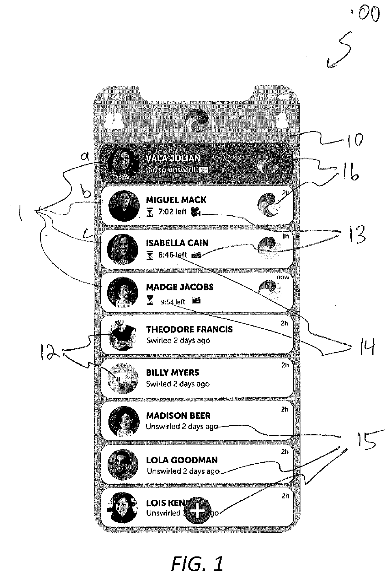 Messaging application with time-gated accessibility