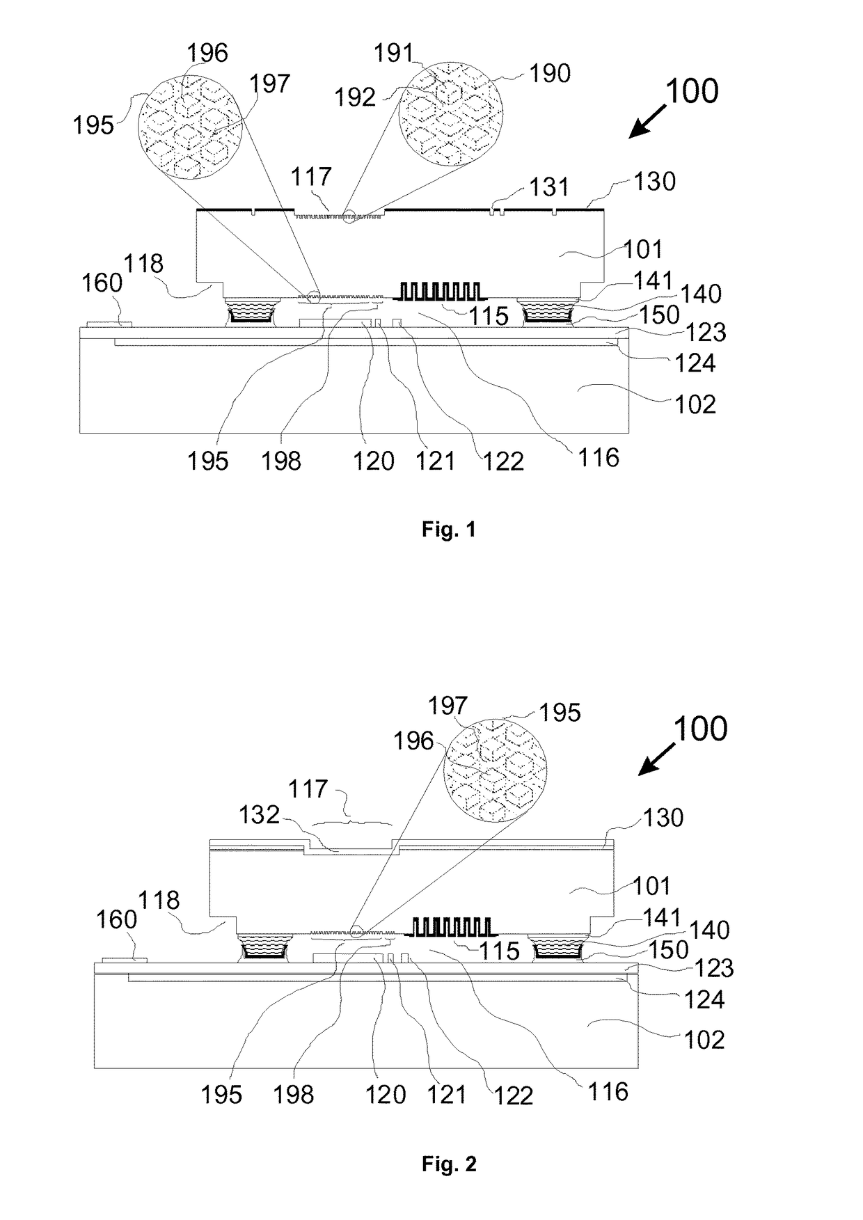 Housing for an infrared radiation micro device and method for fabricating such housing