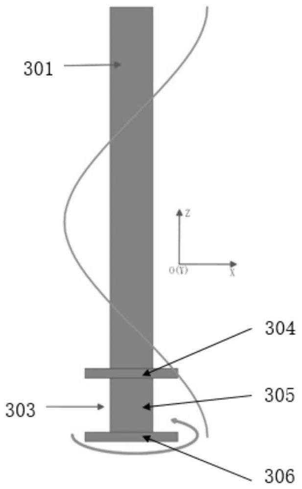 Deep-hole V-shaped ultrasonic shot blasting device