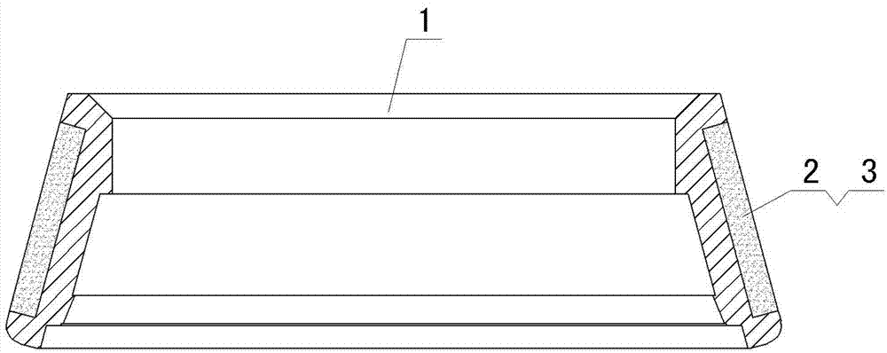 Composite material grinding roller and manufacturing method thereof