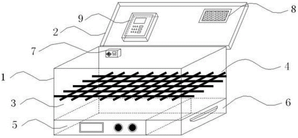 Safe quick identification method of wheat scab