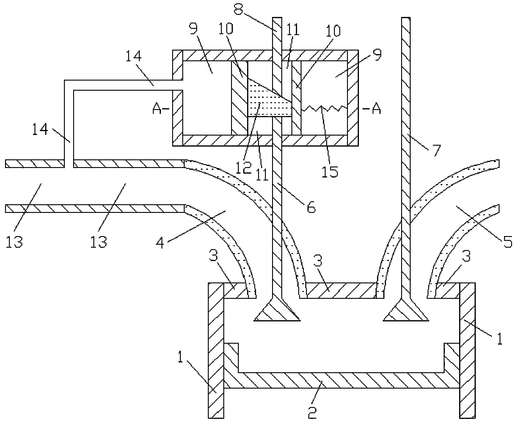 Air intake valve lift-variable system in air intake pressure regulating type