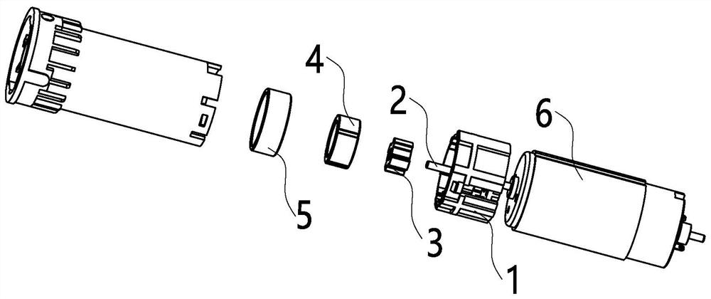 Brake device for tubular motor and tubular motor