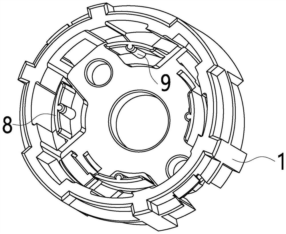 Brake device for tubular motor and tubular motor