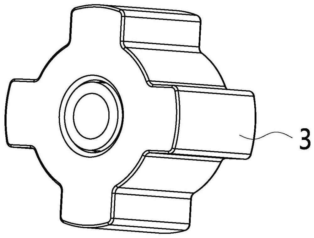 Brake device for tubular motor and tubular motor