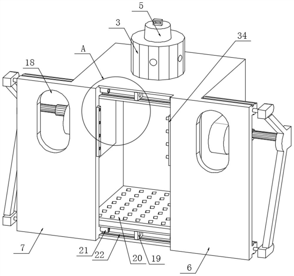 Medical elevator landing door with anti-pinch function