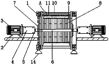 Winch for civil engineering