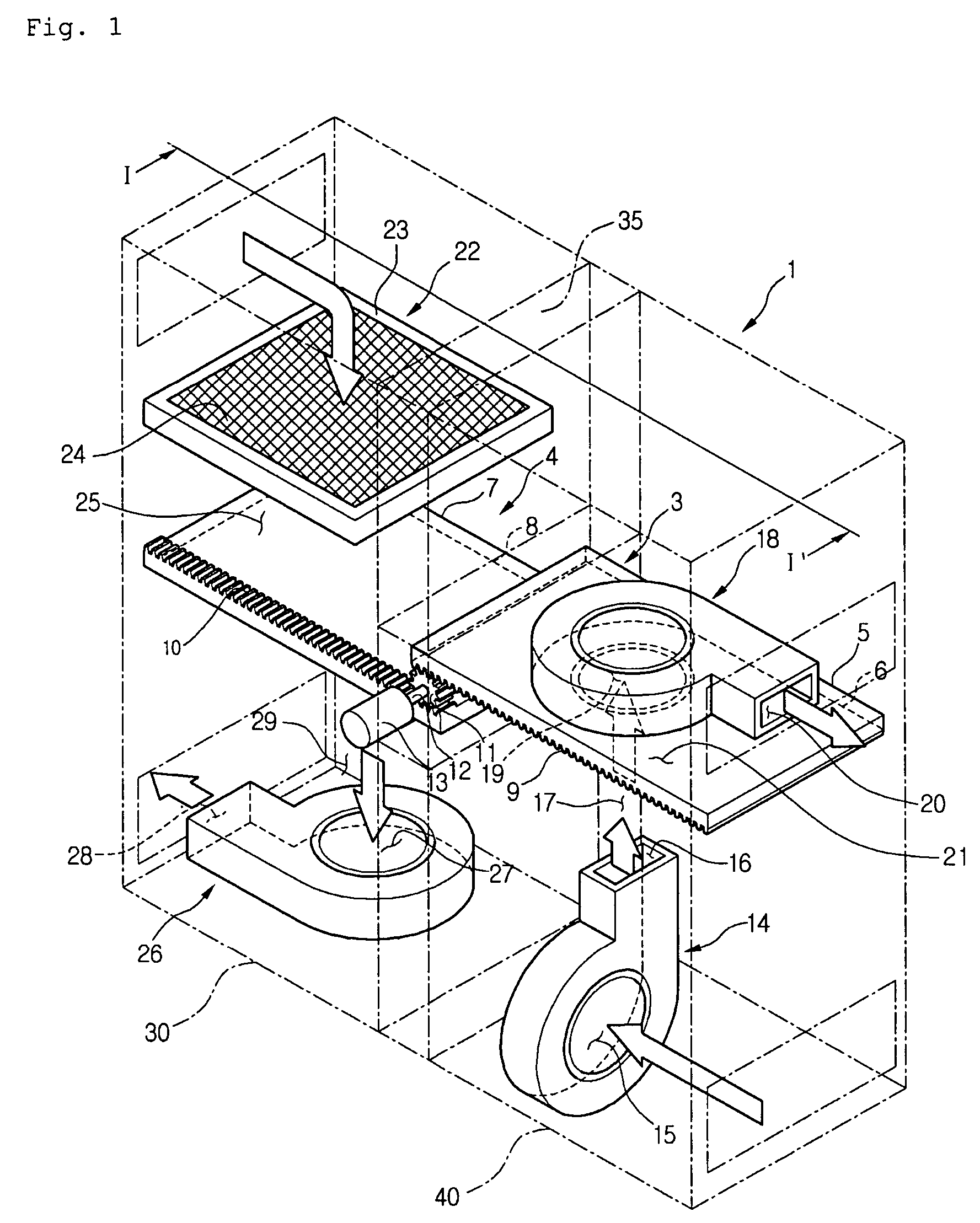 Humidity adjusting apparatus using desiccant