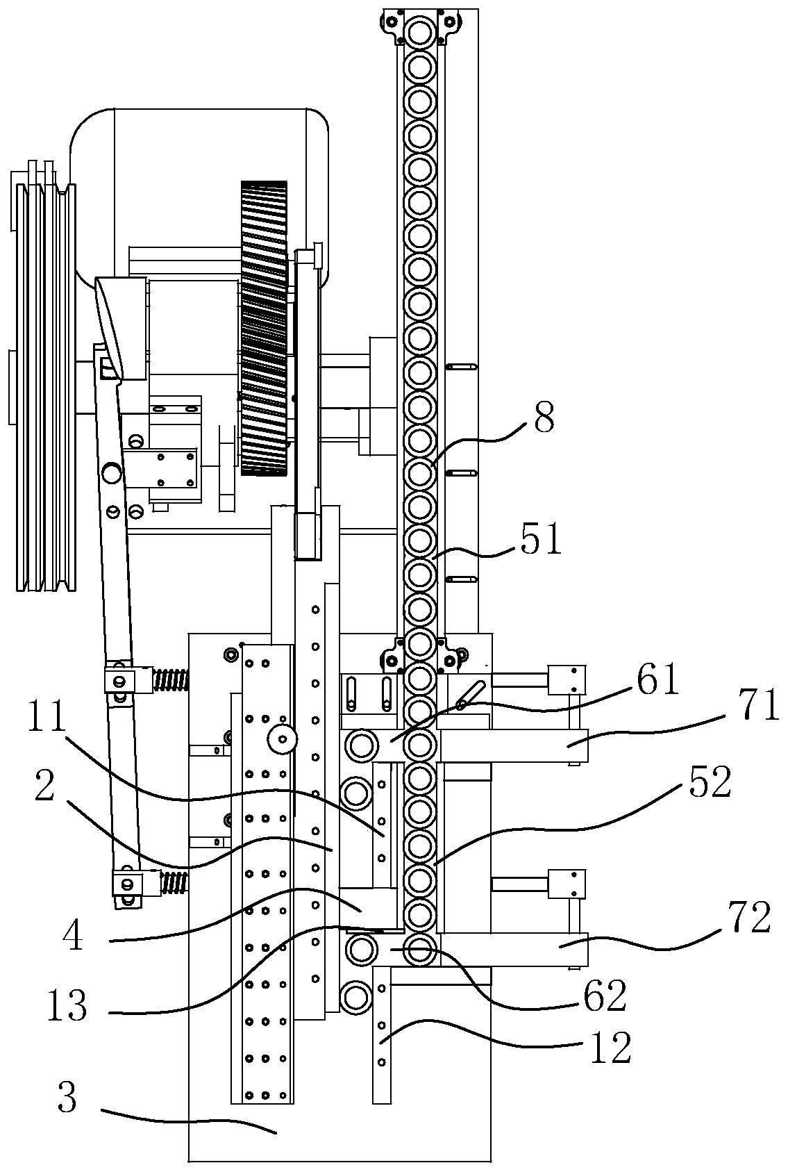 Multi-channel thread rolling machine