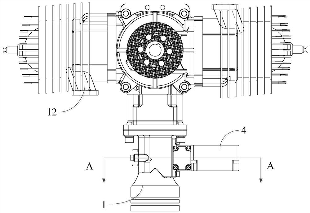 Electronic injection valve body assembly, engine assembly and unmanned aerial vehicle