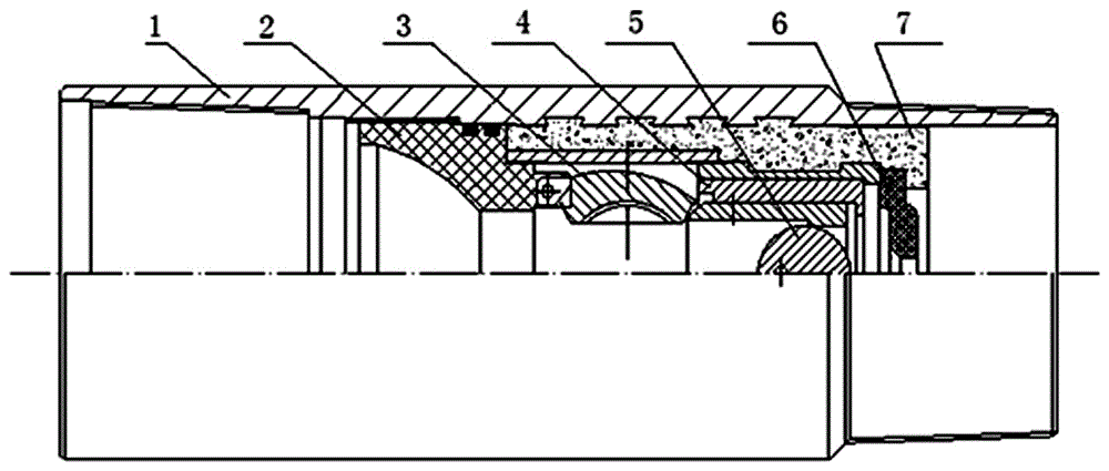 Automatic grouting hoop floating shoes