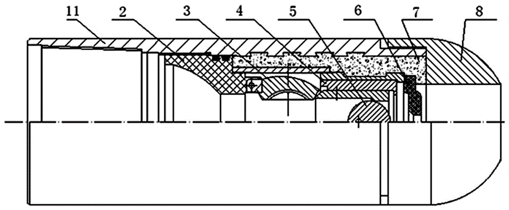 Automatic grouting hoop floating shoes