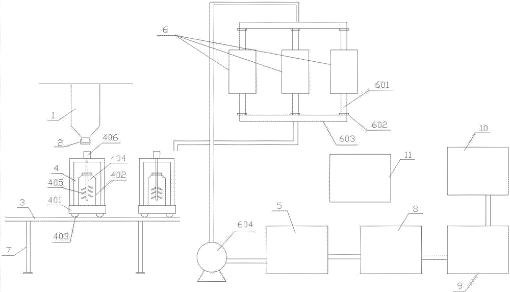 Apparatus for extending yellow lead production technology and realizing energy-saving preparation of tetrabasic lead sulfate