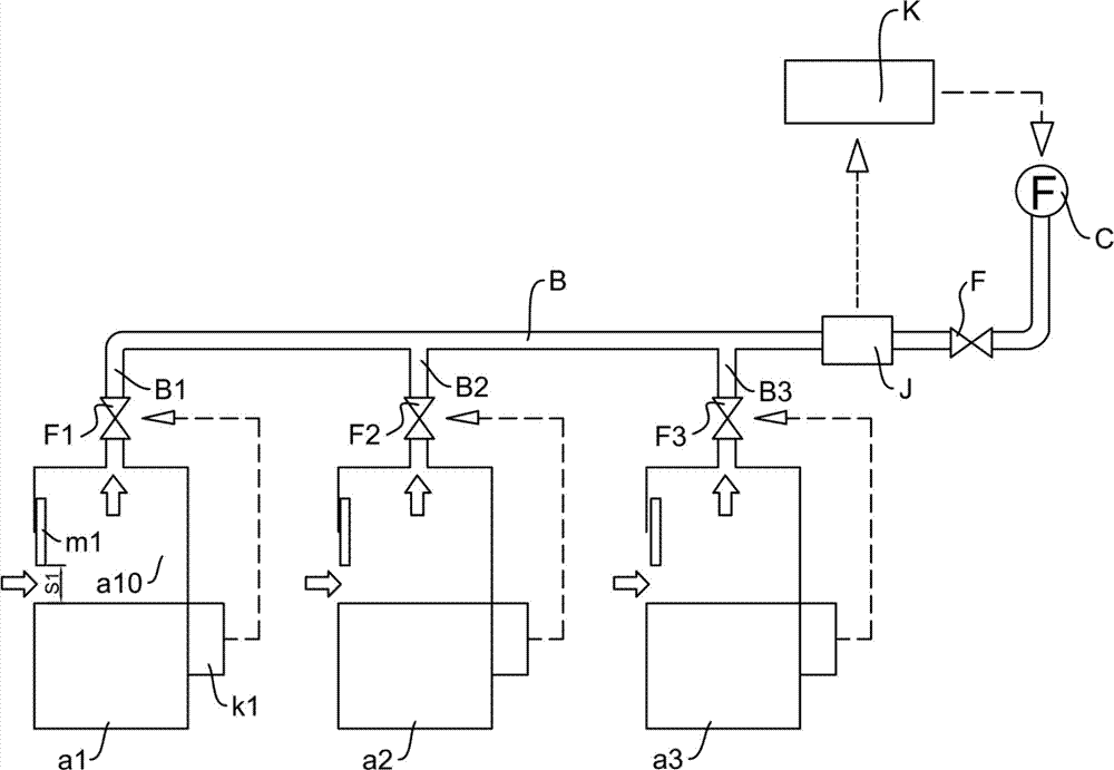 Air volume regulating valve with new structure