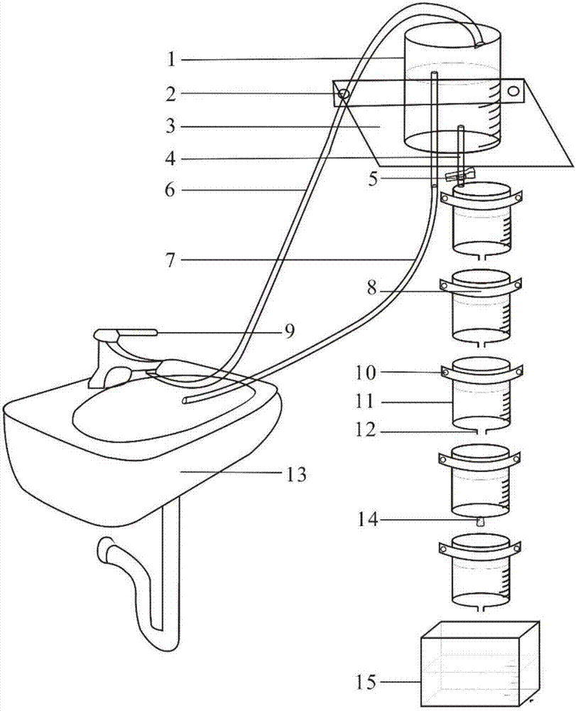 Test device and method for simulating unsaturated zone transient flow-steady flow transformation mechanism