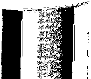 Pit-type compressor blade and control method for flow separation in cascade